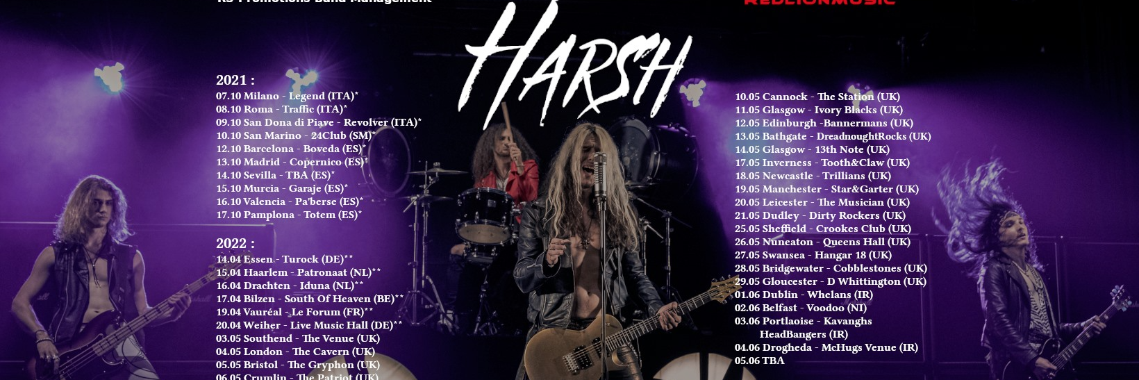 Harsh, groupe de musique Rock en représentation à Paris - photo de couverture n° 2
