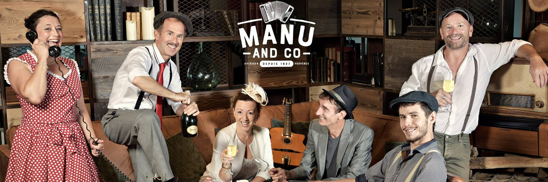 Manu and Co, groupe de musique Musique Française en représentation à Vaucluse - photo de couverture n° 2