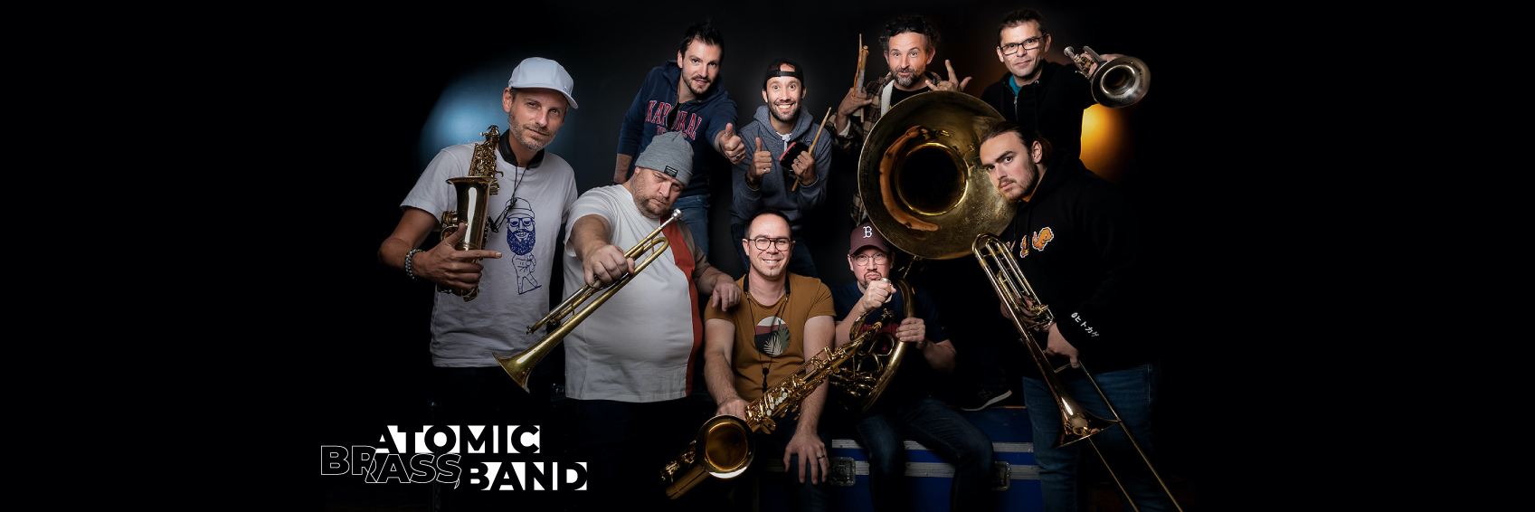 Atomic Brass Band, groupe de musique Jazz en représentation à Vendée - photo de couverture n° 1