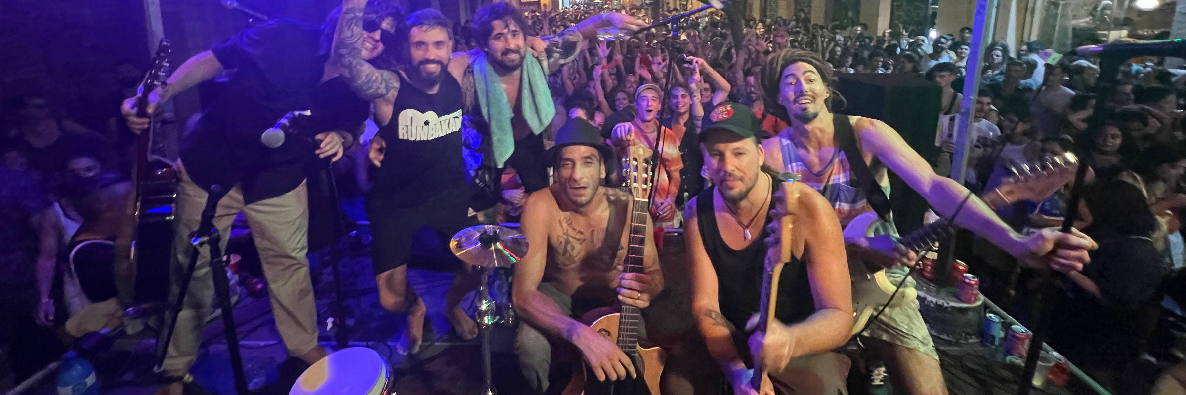 Rumbakana, groupe de musique Gypsy en représentation à Pyrénées Orientales - photo de couverture