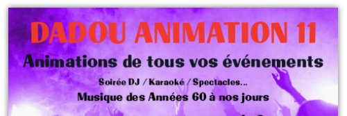 Dadou Animation , DJ DJ en représentation à Aude - photo de couverture n° 1