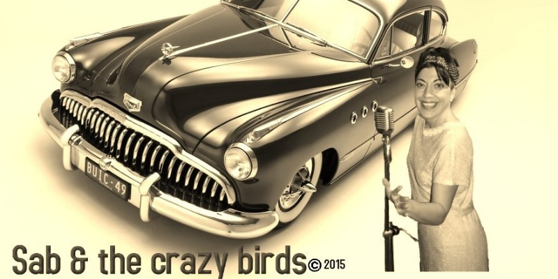 Sab & The Crazy Birds, groupe de musique Pop en représentation - photo de couverture