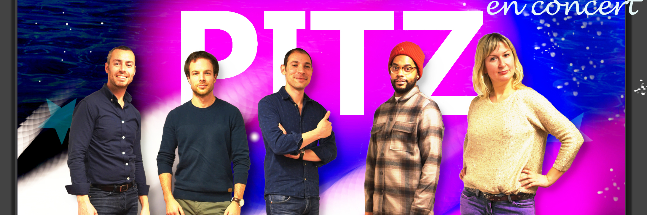 PITZ, groupe de musique Funk en représentation à Paris - photo de couverture